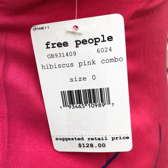 NWT Free People Pink She's A Waterfall Maxi Dress - Picture 10 of 10